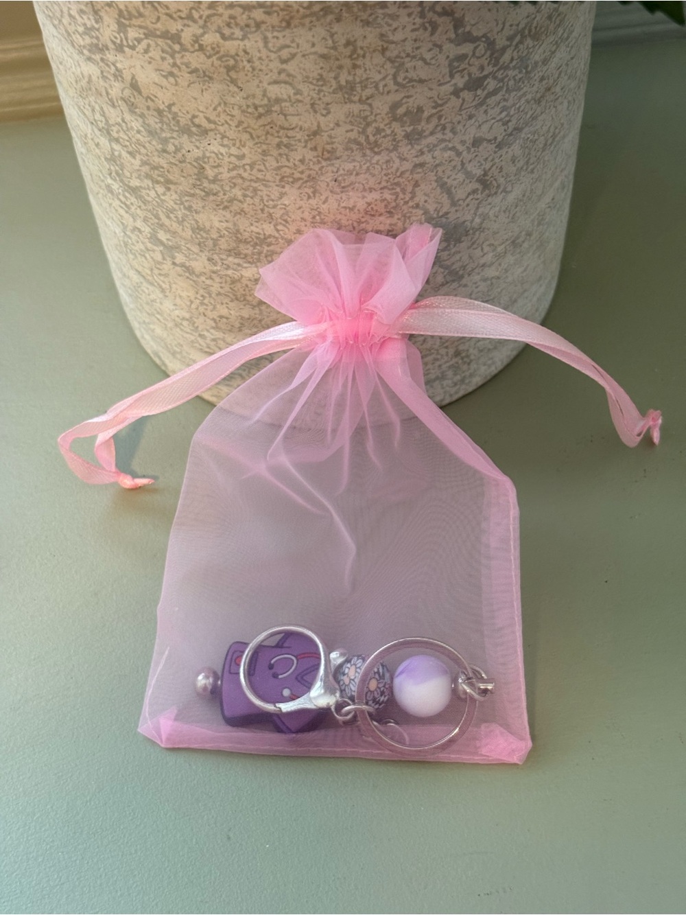 Purple Nurse Scrub Keychain - Picture 5 of 5